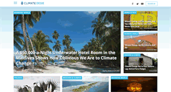 Desktop Screenshot of climatedesk.org